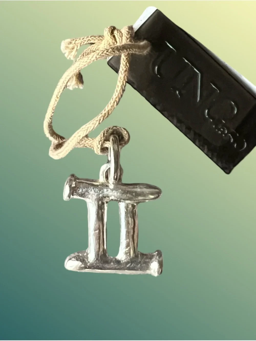 Gemini Sterling Silver-Plated Charm by UNO de 50 - Picture 2 of 4